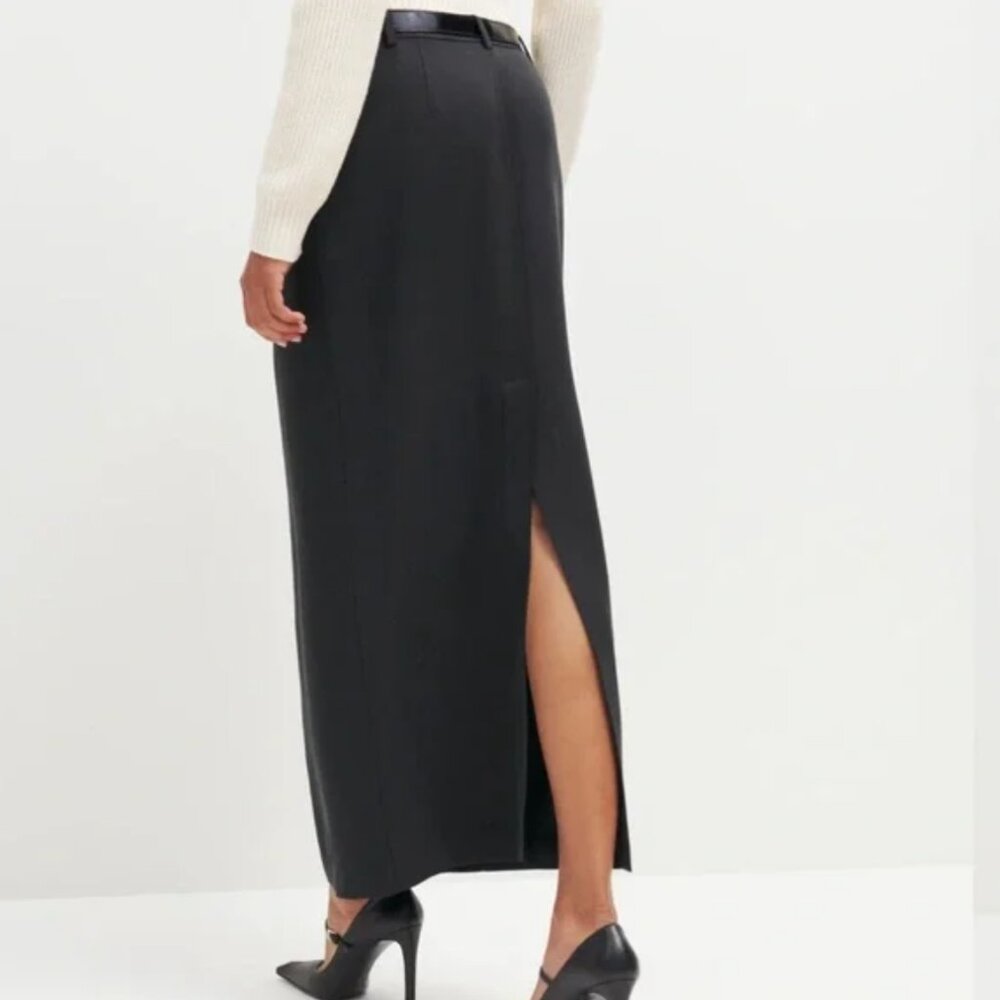 Reformation Black Maxi Skirt - Picture 2 of 15